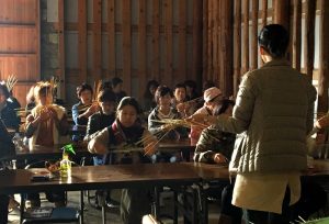 Basket weaving workshop, Kitakata, Fukushima