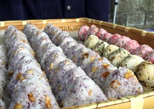 Our handmade Omusubi