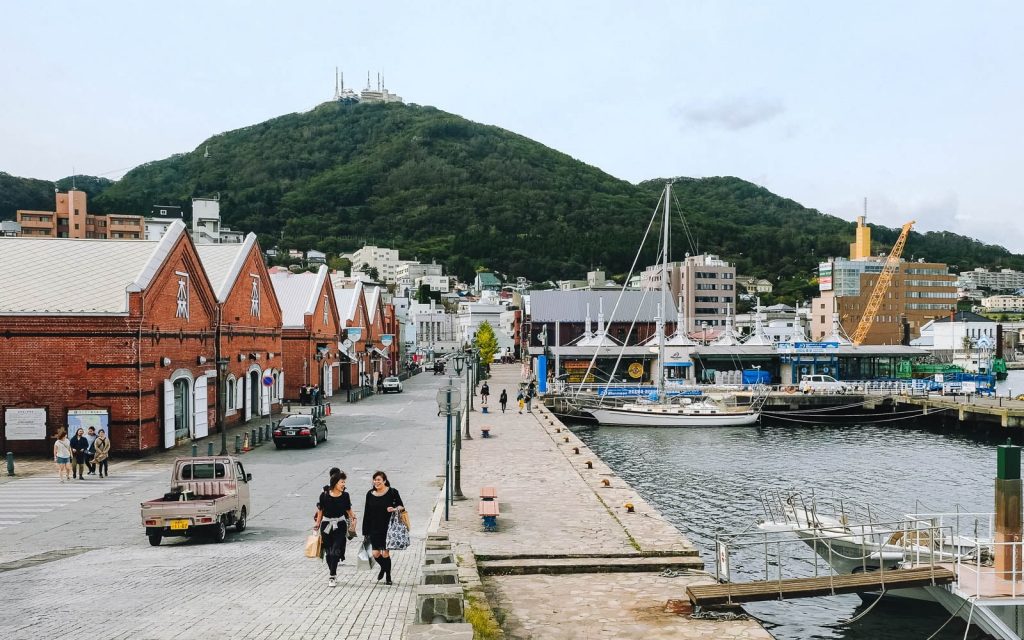 Kamenori Red Brick Warehouse in Hakodate Bay Area