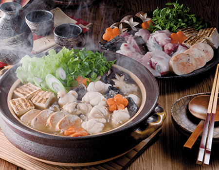 Anko Nabe, a delicacy in Ibaraki Prefecture