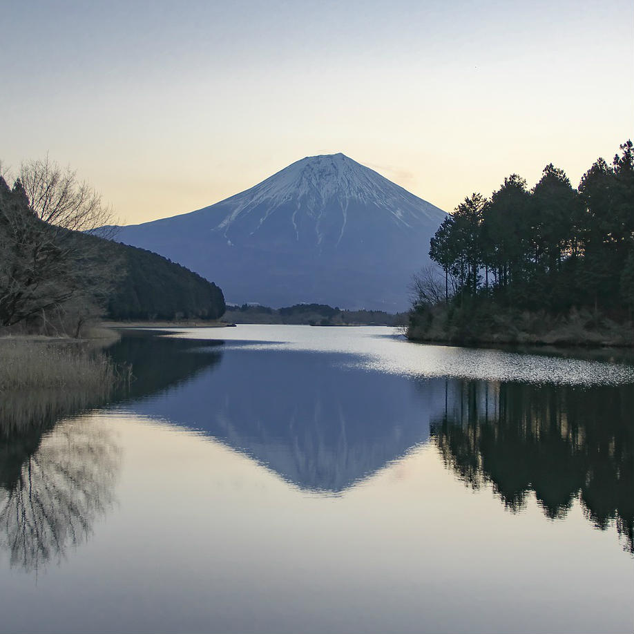 Fujisan can be seen from many places