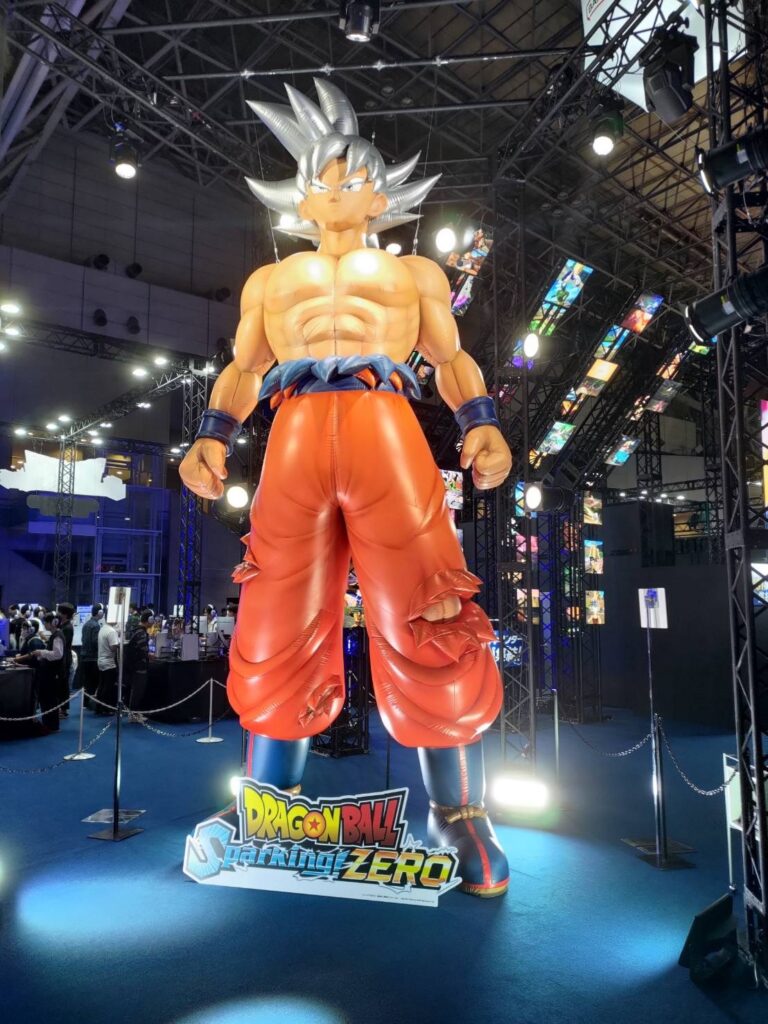 Massive Goku inflatable from Dragon Ball Sparking Zero at Tokyo Game Show 2024.