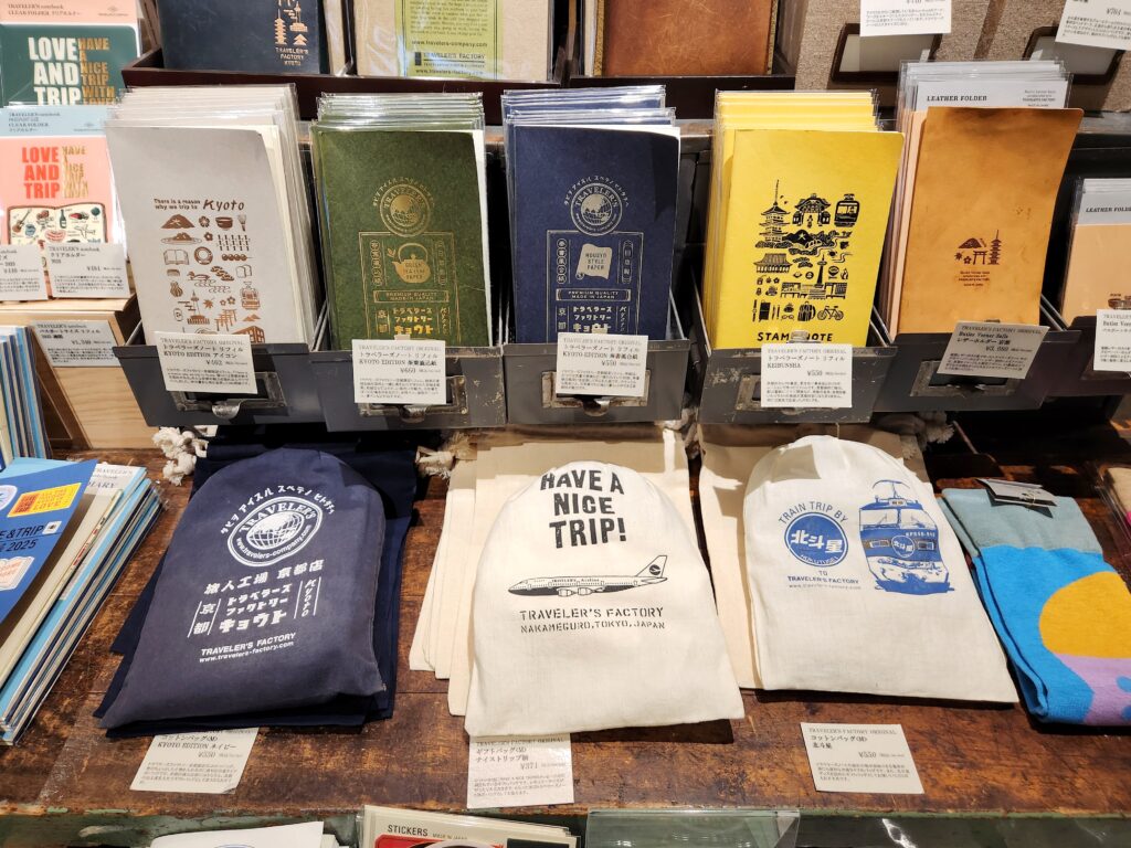 Kyoto-Themed Travel Journals and Souvenirs