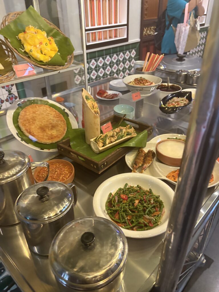 Malaysian food display inside Pavilion at Osaka Expo 2025
