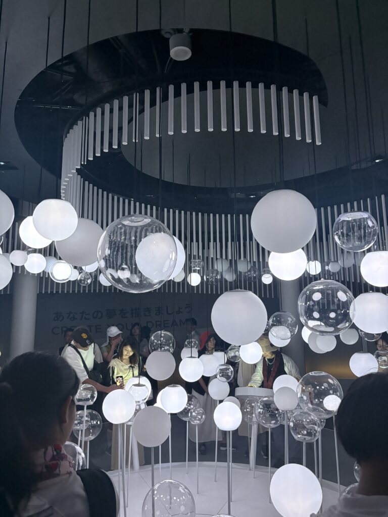 Light installation at Osaka Expo 2025 pavilion