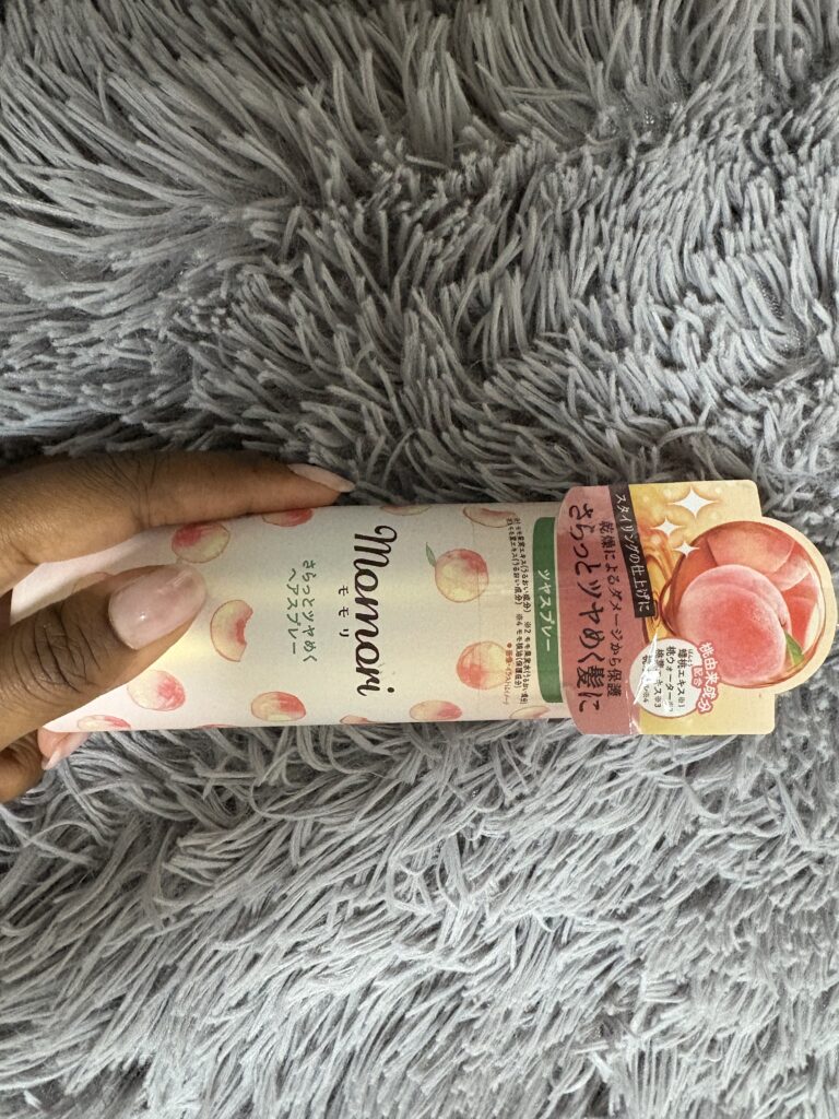 Peach-colored rose in full bloom