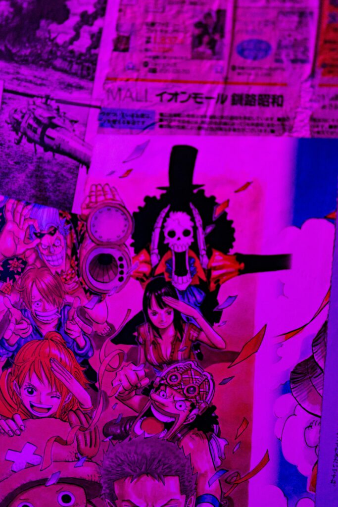 Colorful anime mural featuring One Piece characters on a wall in Nerima, reflecting the ward’s connection to Japan’s animation industry.