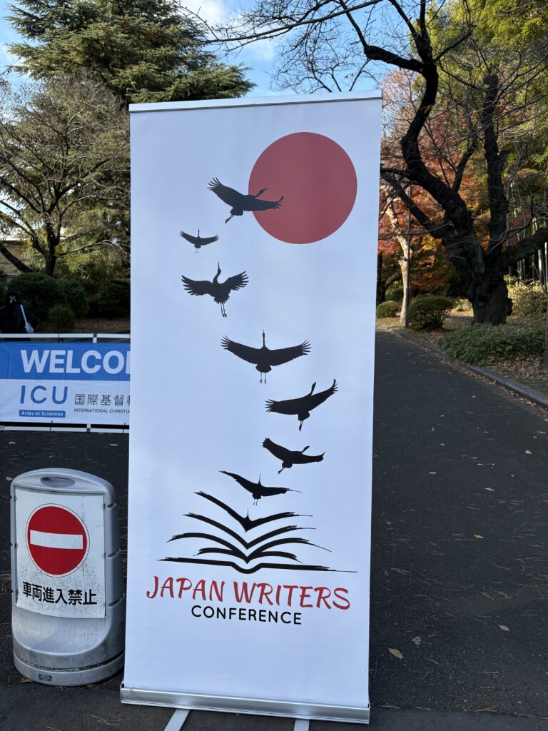 Presentation on mythic character archetypes during a creative writing workshop at the Japan Writers Conference