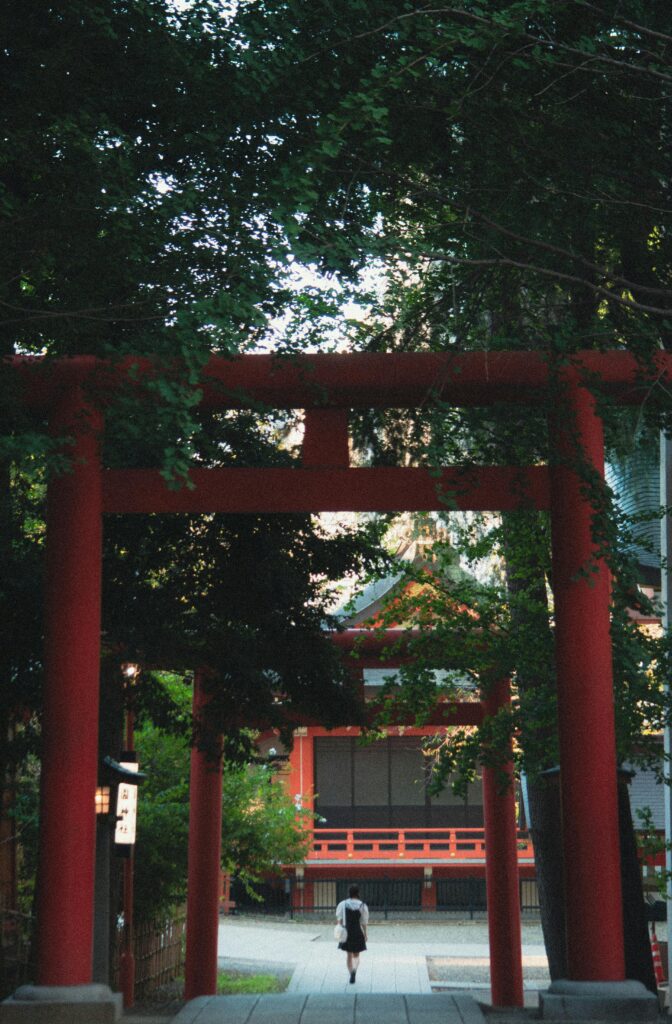 Main shrine buildings of Yasukuni Jinja in Tokyo