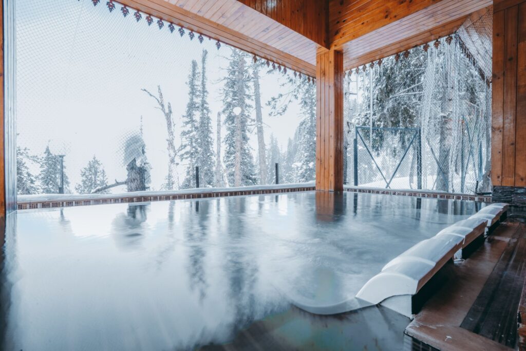 There are no real onsen in Tokyo - everyone has to heat their water.
